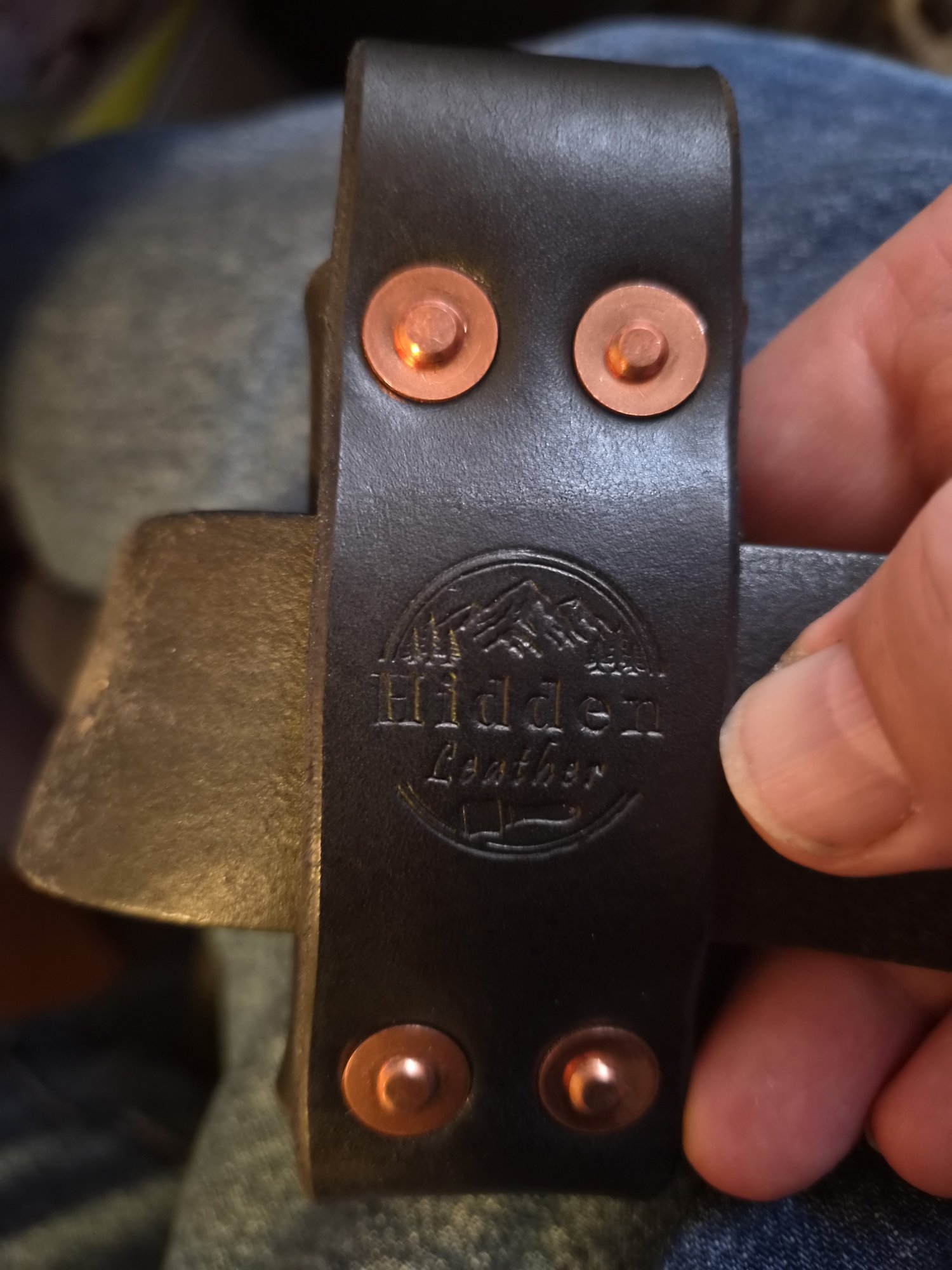 Rivets on the back side
